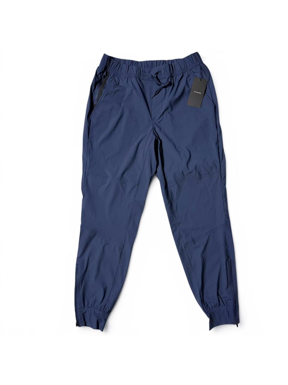 Ten Thousand Foundation Pants Mens Size Medium Navy Blue Zip Ankle Training NWT